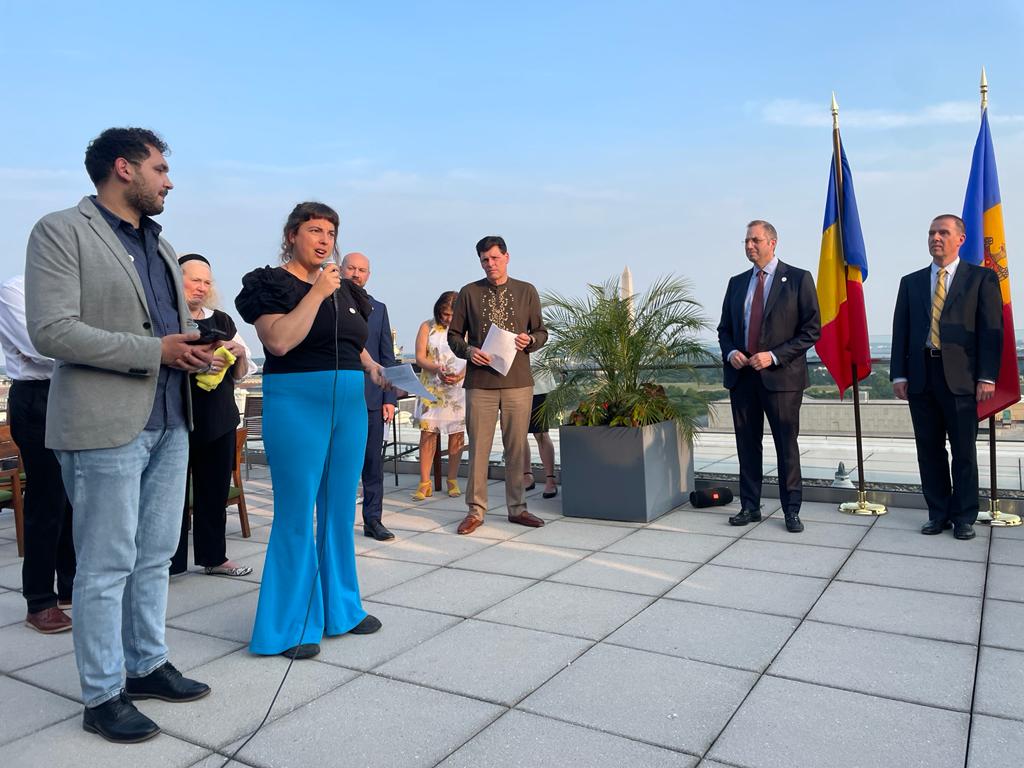 Washington DC: „Rooftop Reception in Support of Ukrainian Refugees in Moldova” – un eveniment marcant pentru inițiativa „Moldova pentru Pace”